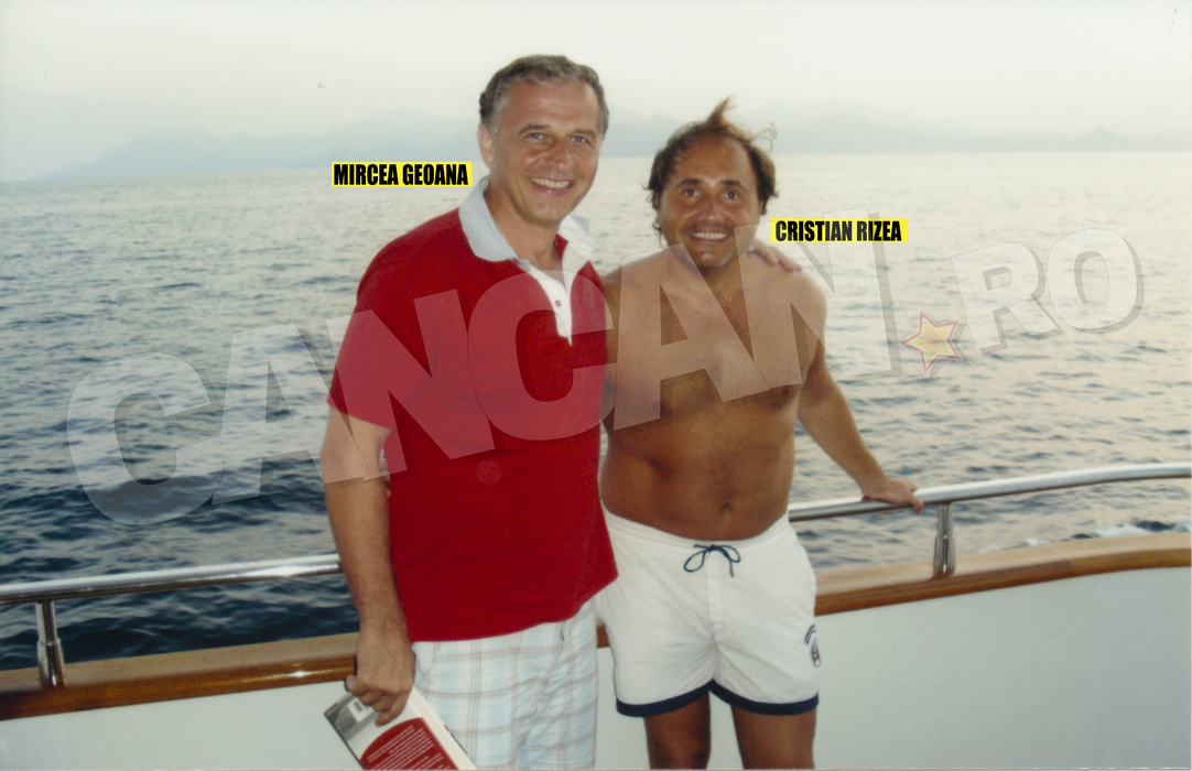 Mircea Geoană şli Cristian Rizea, pe iaht în 2008, când se făceau cărţile pentru Camera Deputaţilor