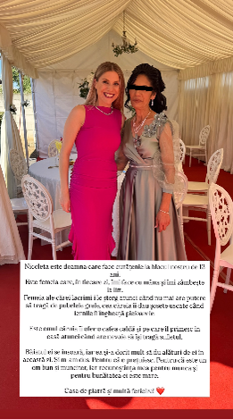 Tily Niculae, un suflet cu adevărat pur! Ce gest senzațional a făcut pentru femeia de serviciu din blocul în care locuiește