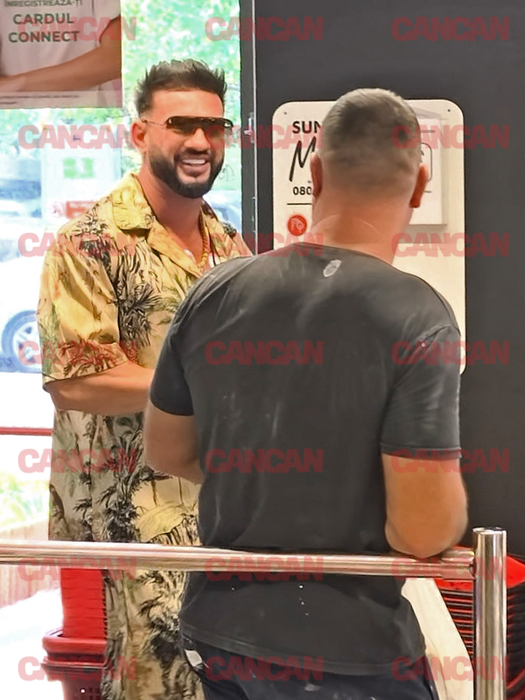 Dorian Popa la supermarket