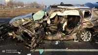 Accident grav pe DN5. Planul roșu de intervenție a fost activat. Un bărbat a murit pe loc, iar alte șapte persoane sunt rănite