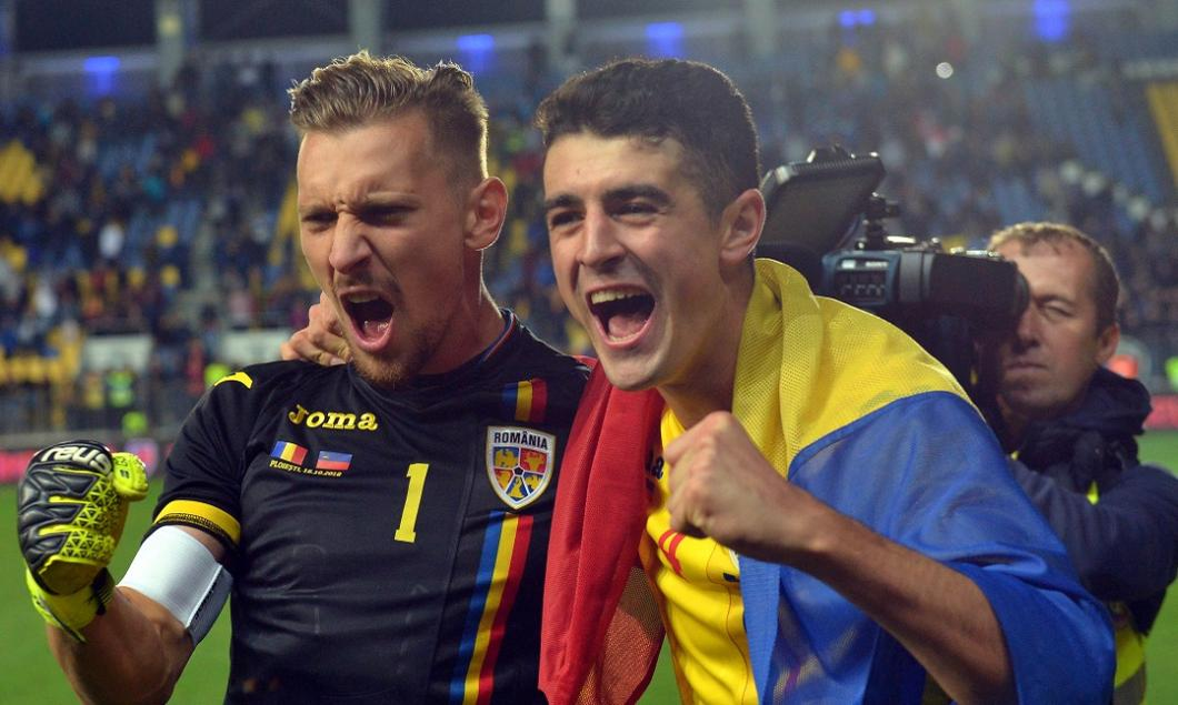 Ionuț Radu radiază de bucurie, după meciul care i-a dus la Euro pe micii tricolori