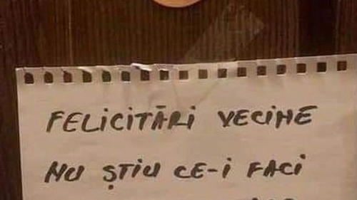 „Nu știu ce-i faci soției, dar...”. Cel mai tare mesaj postat la un avizier dintr-un bloc din București