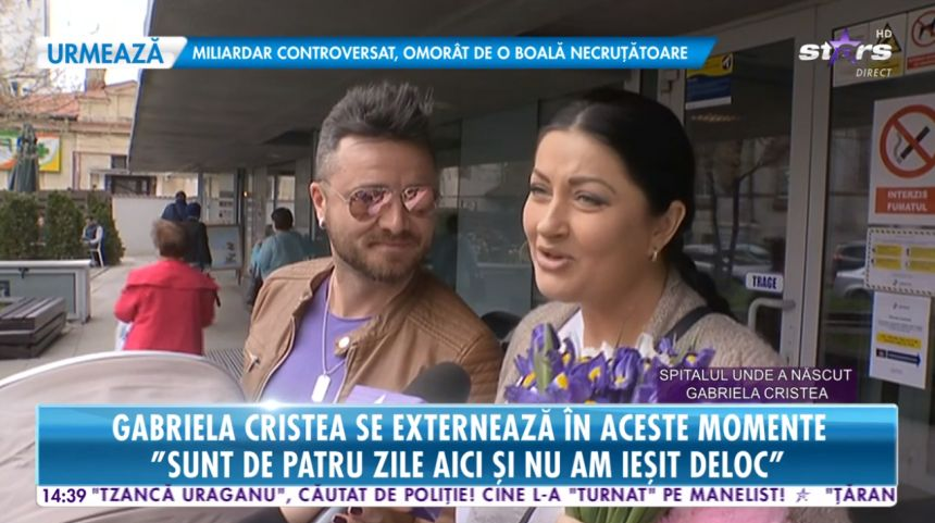 Gabriela Cristea și fiica ei, Iris, au fost externate. A spus ce dietă folosește ca să slăbească după cea de-a doua naștere