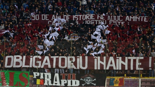 Licitație amânată pentru vânzarea mărcilor, culorilor și trofeelor clubului Rapid!