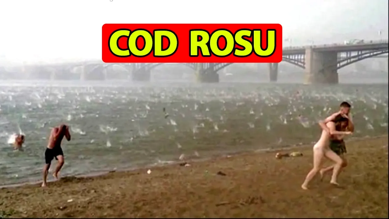ANM, cod roșu în România! Cuvintele pe care nu voiam să le auzim niciodată: Furtună cu grindină de mari dimensiuni