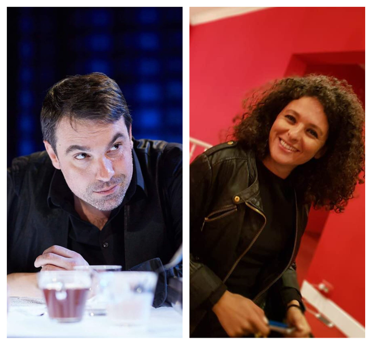 Alexandru Papadopol și noua iubită, Adriana Irimescu, împreună și pe platourile de filmare. Joacă în același serial care va apărea în curând