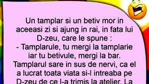 BANCUL ZILEI | Un tâmplar și un bețiv mor și ajung în Rai