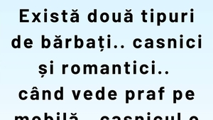 BANCUL ZILEI | Bărbați casnici VS bărbați romantici
