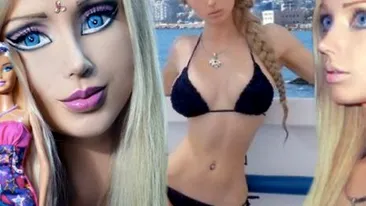 MONSTRU cu chip de ÎNGER. Păpuşa Barbie umană, fără machiaj, arată ORIBIL. Galerie foto şi VIDEO