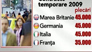 Statistici ingrijoratoare! 300.000 de romani au plecat din tara in 2009