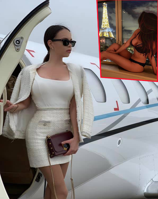 Barbie de România a pozat topless într-un avion de lux. Ce răspuns i-a dat unei prietene care i-a lăsat un comentariu sincer