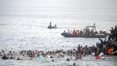 Aproape 60.000 de MIGRANȚI au ajuns în Ceuta în ultimele 24 de ore. Ursula von der Leyen: „Imaginile sunt inacceptabile”