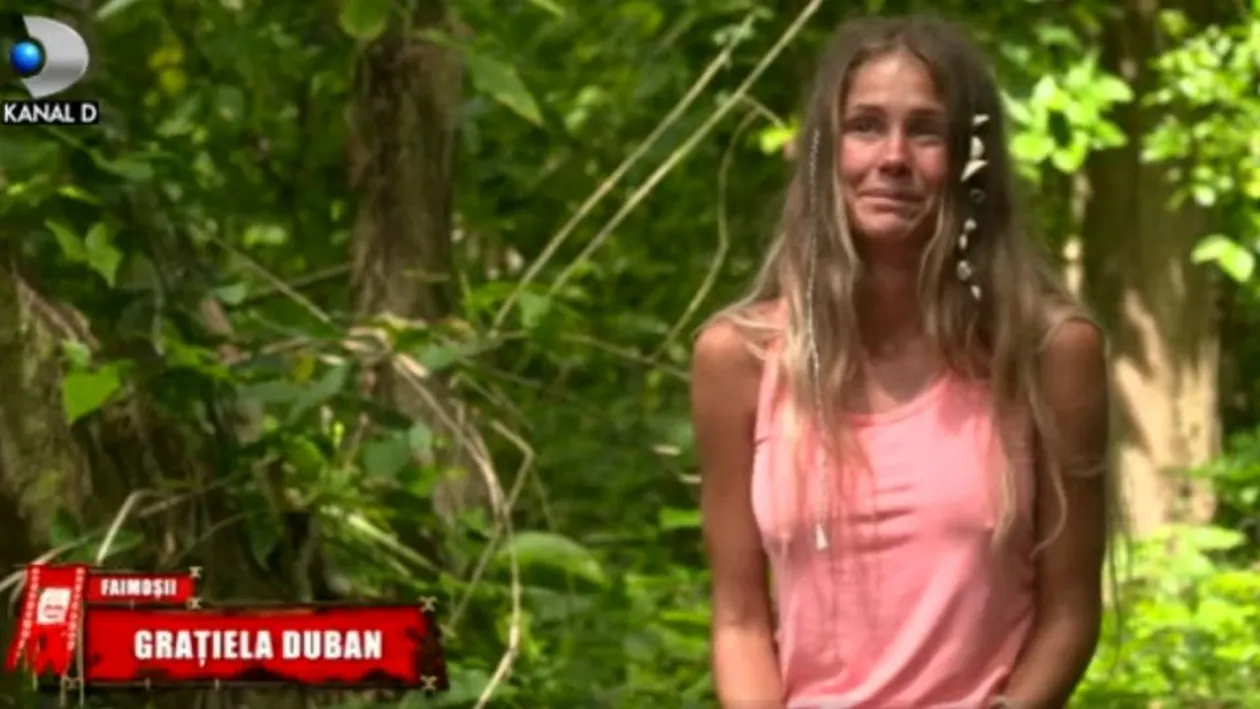 Cu ochii în lacrimi Graţiela Duban, mesaj pentru soţul ei: “Probabil că asta e lecţia”. Detaliul intim pe care l-au observat toţi la actriţa aflată la Survivor România