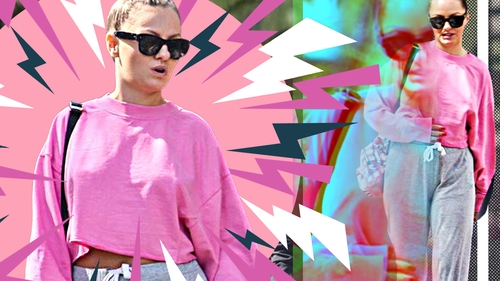Alexandra Stan a ”patrulat” fără sutien în cartierul milionarilor!