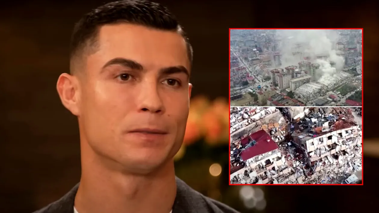 Omenia își spune cuvântul! Gestul făcut de Cristiano Ronaldo pentru victimele cutremurelor din Siria și Turcia