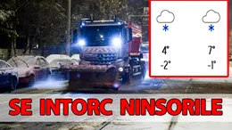 N-am scăpat! Pe ce dată se întorc ninsorile în București, potrivit meteorologilor Accuweather
