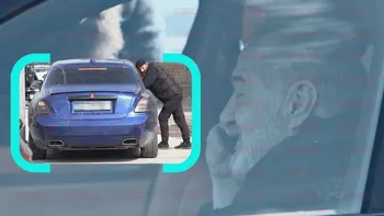 Latifundiarul din Pipera, „ședință” pe șantierul de 10 mil. €. Gigi Becali nu are timp de relax!