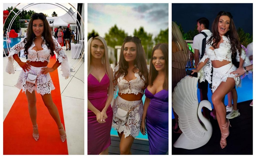 Cântăreața Bianca Rus a avut o ținută extrem de sexy la lansarea primei piese a trupei Andre, care s-a reunit după aproape 20 de ani. Sursa foto: Facebook
