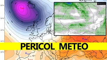 ANM a schimbat prognoza! Fenomene meteo periculoase astăzi în România