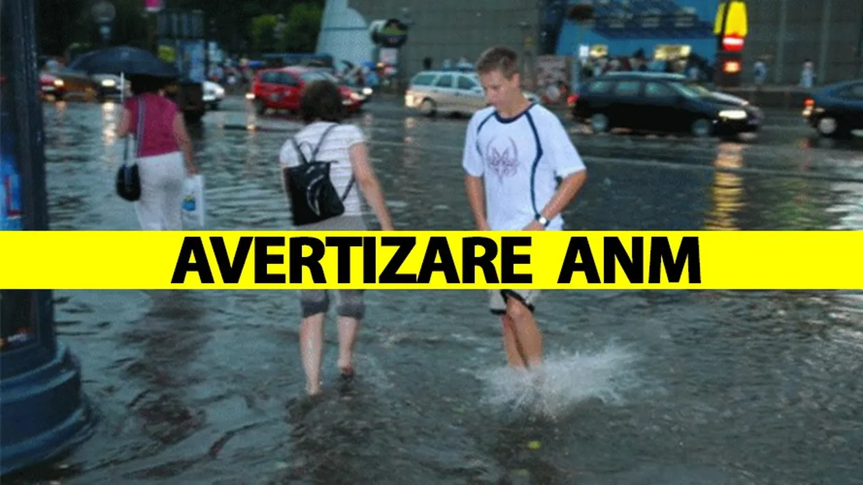 Avertizare ANM de vreme severă imediată! Ce se întâmplă în următoarele 15 ore în România