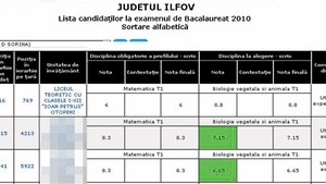 Logodnica lui Negoita, locul 16 in judetul Ilfov! A luat Bac-ul cu 7,76