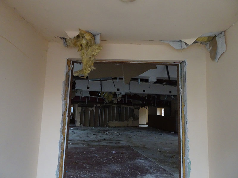 Clădirea în care funcţiona clubul BioBio se află, acum, în paragină