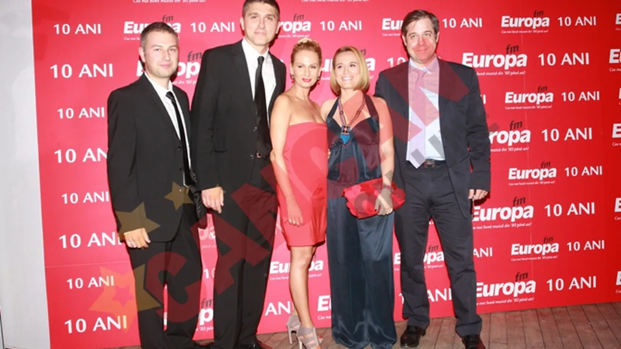 Amalia Nastase, Andreea Esca si Valentina Pelinel au sarbatorit 10 ani de Europa FM