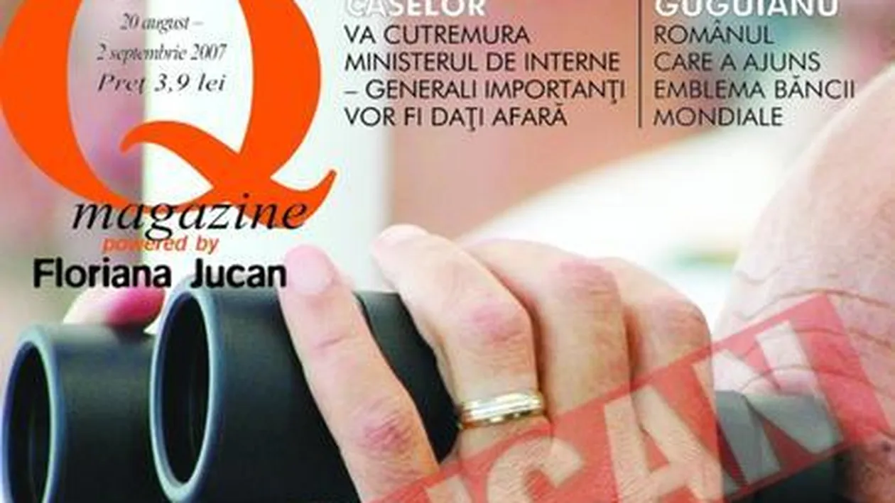 Q magazine: Presedintele Basescu e dependent de analgezice si de whisky!