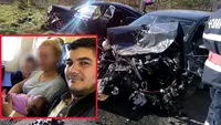 El e bărbatul care și-a băgat în mormânt fetița de doi ani, după ce a făcut o depășire neregulamentară la Milcoiu. Alte 5 persoane au fost rănite