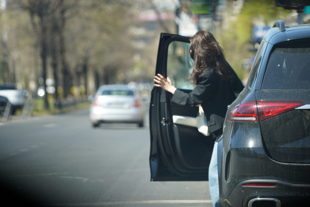 Cristina Ich a ajuns în Dorobanți (Foto: CANCAN.RO)