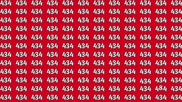 TEST IQ | Nu toate numerele din imagine sunt 434. Găsiți-l pe cel diferit!