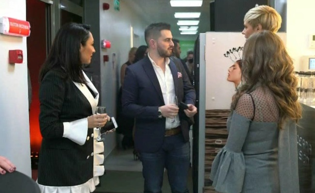 Andra a participat la inaugurarea unei clinici de înfrumusețare