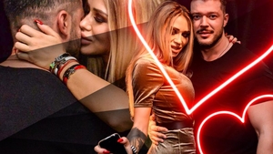Victor Slav, în ipostaze tandre cu sosia Biancăi Drăguşanu. FOTO