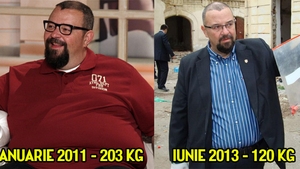 Piedone a slabit 83 de kilograme in doi ani! Vezi aici cine l-a obligat sa slabeasca si la ce solutii extreme a recurs primarul!