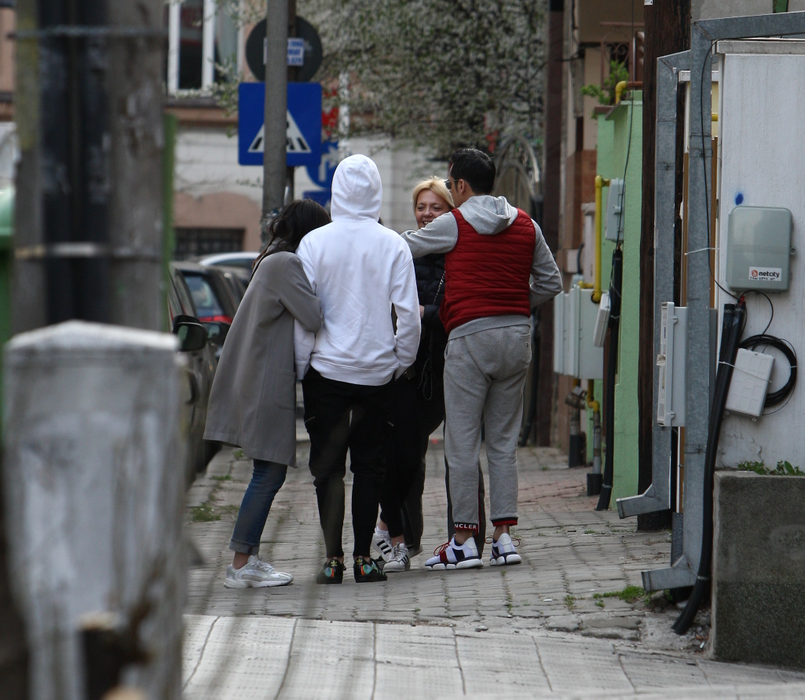Bănică Jr. a reunit întreaga familie înainte să i se nască al treilea copil
