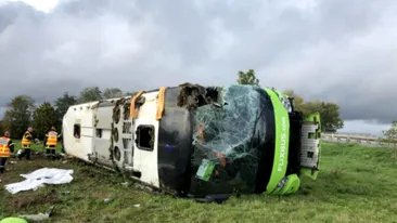 Accident în Franța. Un autocar cu 33 de persoane s-a răsturnat: sunt și români printre victime