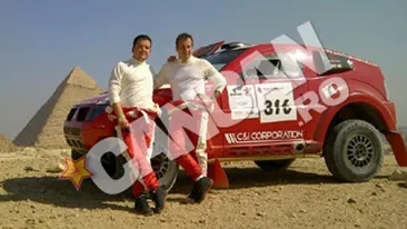 Costelus Casuneanu o tine intr-un raliu! Din desert, in zapezile din Maramures