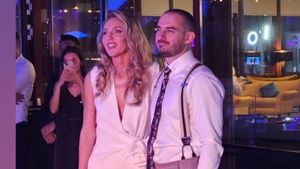 Ana Odagiu și Conrad Mericoffer au ajuns în fața altarului! Cei doi actori, nuntă cu fast. Primele imagini de la eveniment