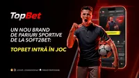 (P) TopBet intră în joc: Noul brand de pariuri sportive marca Soft2Bet din România