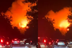 Stare de ALERTĂ în Thassos, insula preferată a românilor. Incendiu violent izbucnit noaptea trecută
