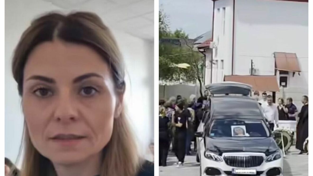 Jale și durere la înmormântarea Silvanei Dogaru. Profesoara din Craiova, condusă pe ultimul drum