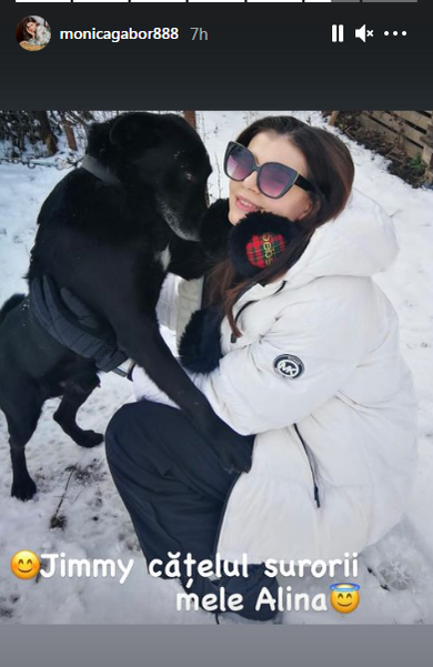 Monica Gabor a revenit în România, după patru ani
