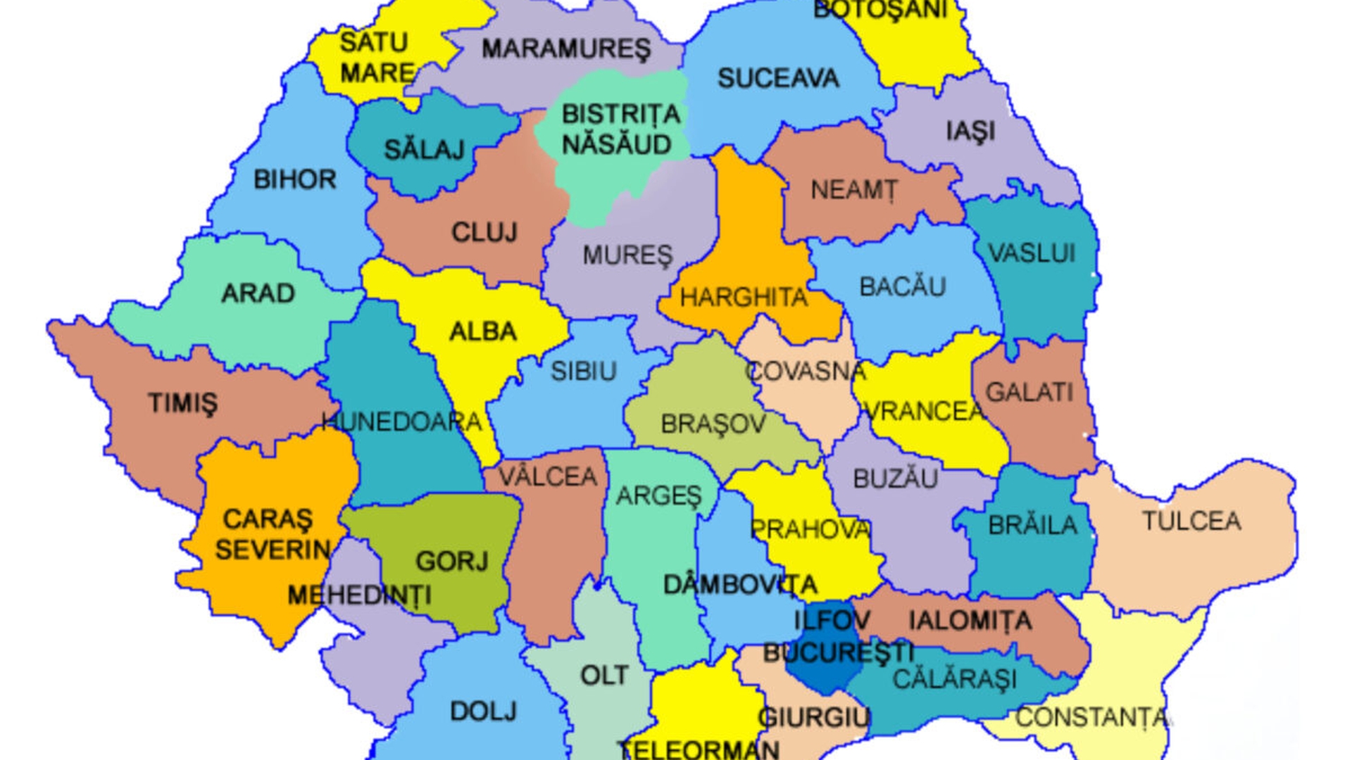 România fără județe! Harta administrativă a țării noastre a suferit modificări importante trecând de la regiuni și raioane la actuala formă de organizare