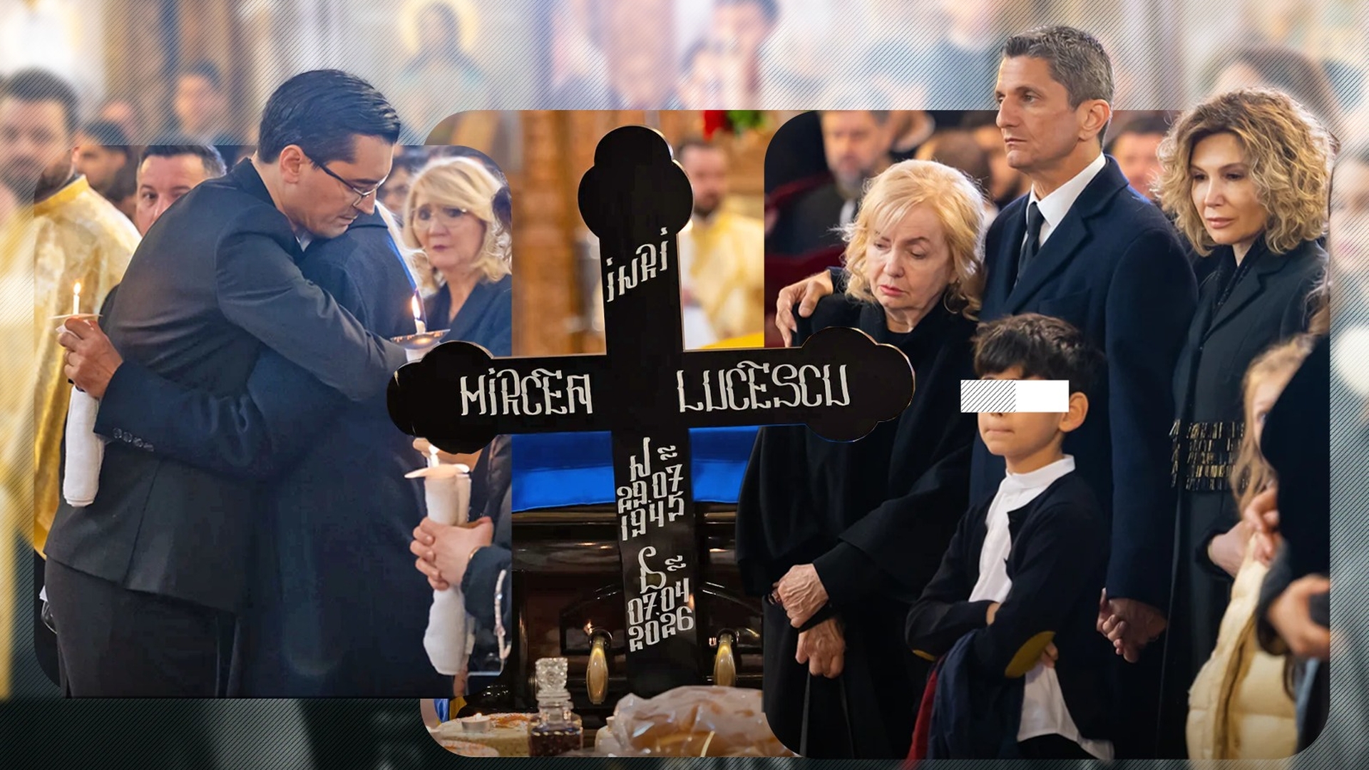 Cum s-a desfășurat slujba de înmormântare a lui Mircea Lucescu. Imagini unice