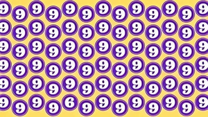Test de logică | Nu toate cifrele din această imagine sunt 9. Găsiți intrusul!