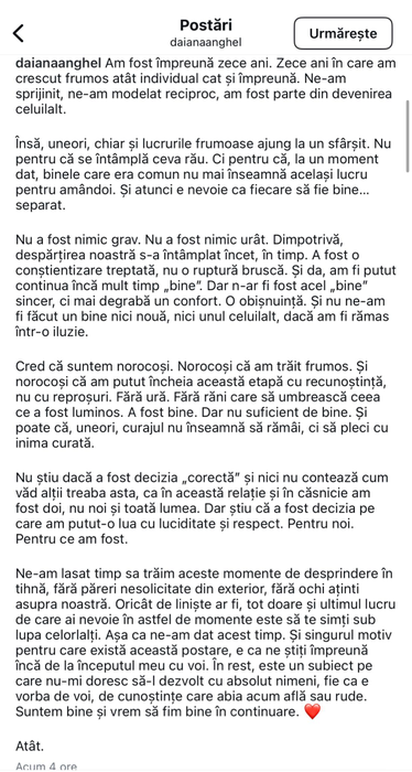 Daiana Anghel, adevărul despre divorțul de soțul ei. Sursa foto: Instagram