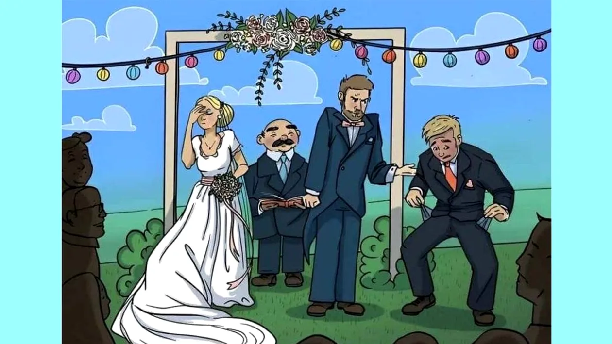 TEST IQ | Mirele din imagine și-a pierdut verigheta. Ajutați-l s-o găsească!