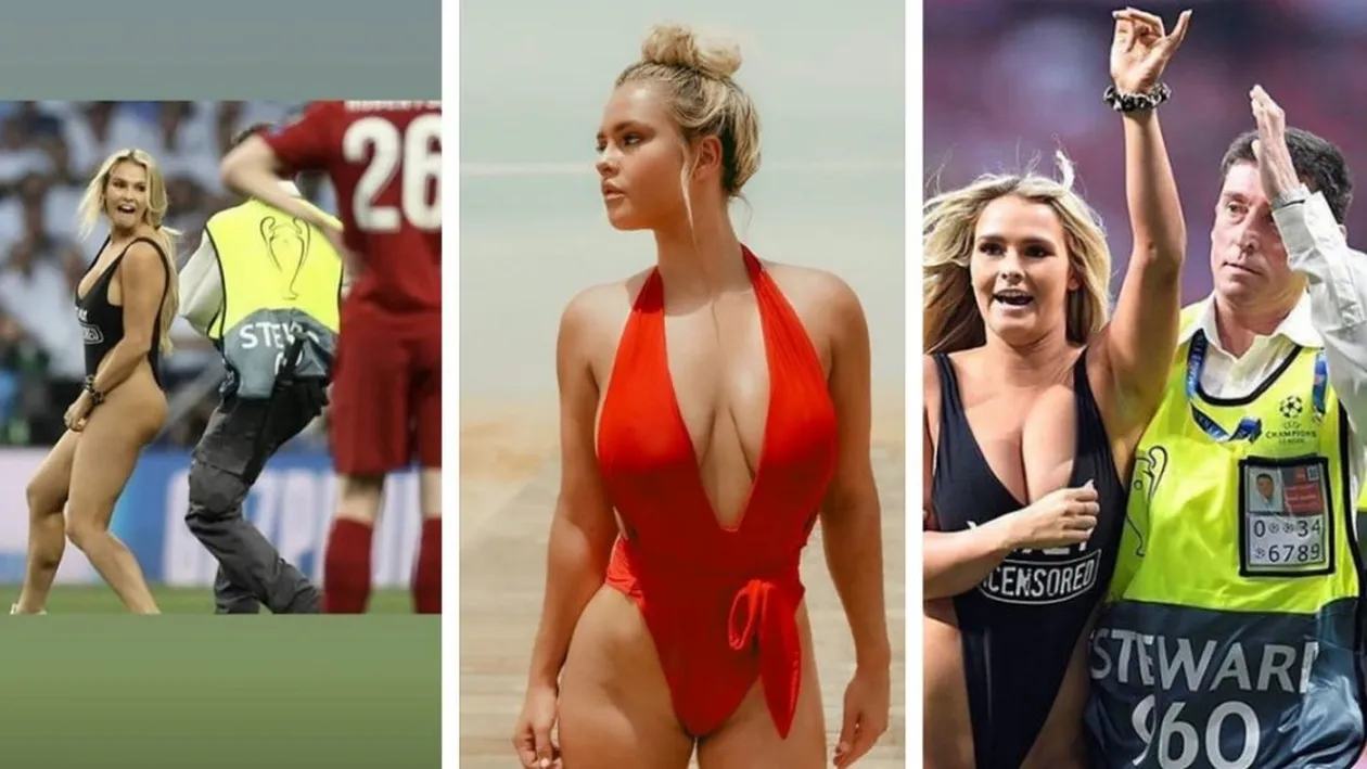 Apelul disperat lansat de Kinsey Wolansky după ce a intrat aproape goală pe teren, în finala Ligii Campionilor