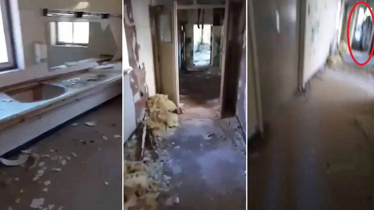 Înregistrarea care a șocat milioane de oameni. O fantomă a fost filmată într-un spital de boli psihice abandonat | VIDEO