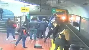 Cazul Magdalena Șerban s-a repetat! O femeie a fost împinsă în fața metroului